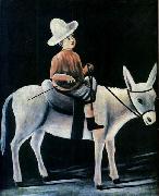Niko Pirosmani A Little Boy Riding a Donkey Germany oil painting artist